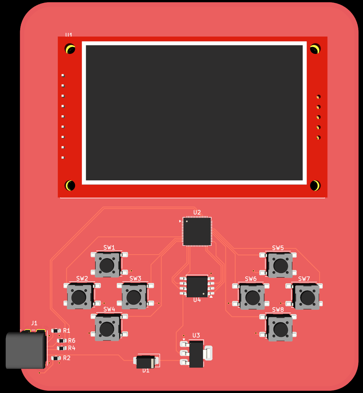 Custom Handheld Gameboy with RP2040
